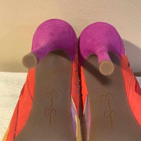 💙🩷NWOB Jessica Simpson Bliths Floral & Mesh Booties🩷💙 - Picture 9 of 11